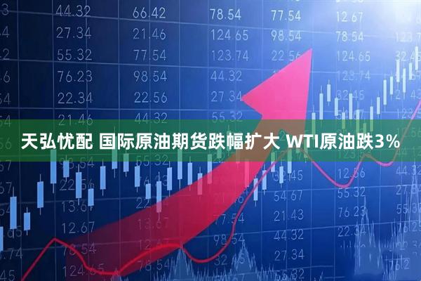 天弘忧配 国际原油期货跌幅扩大 WTI原油跌3%